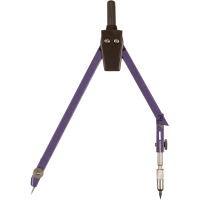 Готовальня Attache BF-A6 3пр/наб,циркуль 129мм,фиолет,пласт.пенал,европодв