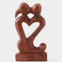 Сувенир &laquo;Поцелуй&raquo;, 15&times;9&times;3.5 см, дерево
