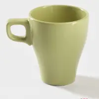 Кружка Доляна Coffee break, 280 мл, керамика, зелёная