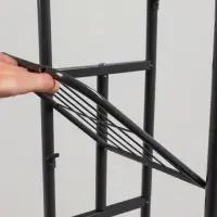 Подставка для цветов Greengo, 5 полок, 44&times;22&times;95 см, напольная, металл, тёмно-серая