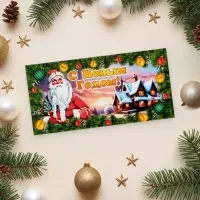 Конверт для денег «С Новым Годом!», 16×8 см