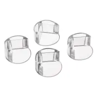 Защитные накладки на углы, круглые, набор 4 шт., силикон, Крошка Я