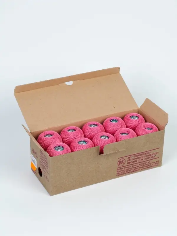 Нитки вязальные "Ирис" 150м/25г 100% мерсеризованный хлопок (1502)