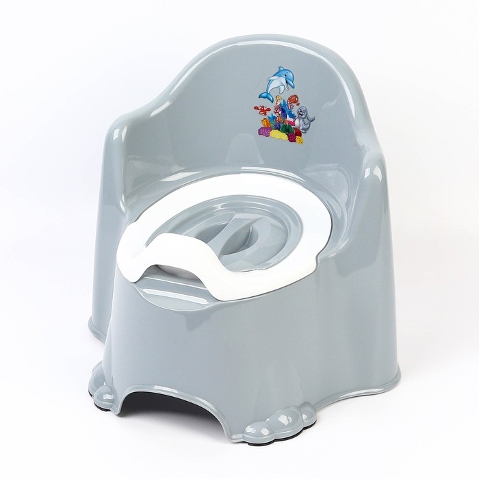 Детский горшок Комфорт, цвет серый Детский горшок Комфорт, цвет серый