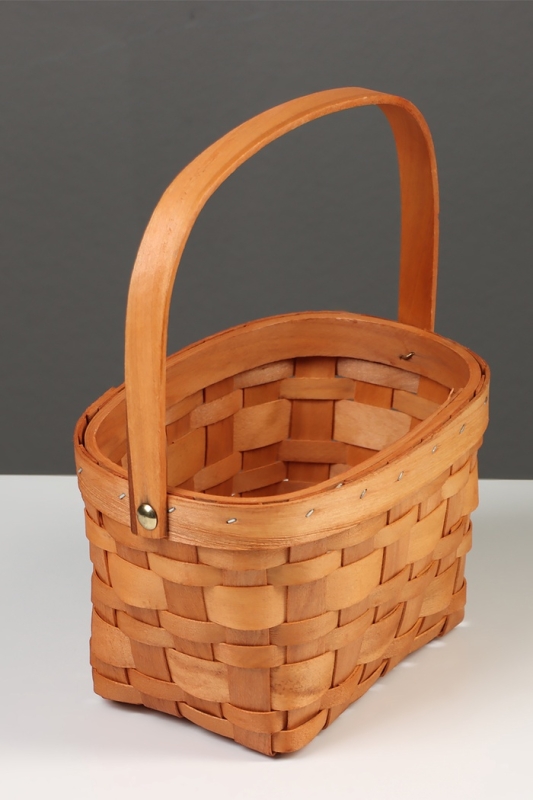 Набор корзин плетёных, 3 шт., 26×19×12 см, 20×15×11 см, 17×11×10 см, ива, натуральный цвет