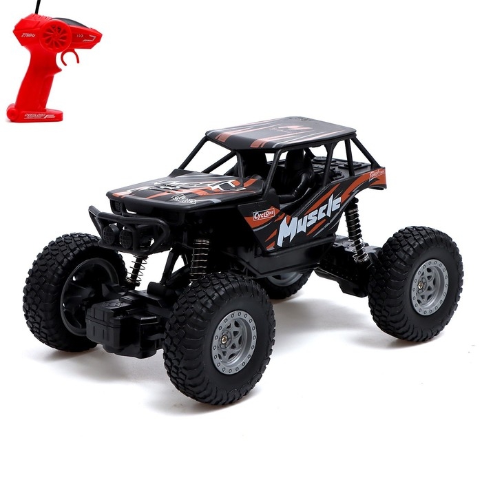 Джип радиоуправляемый «Краулер», 1:20, работает от аккумулятора, цвет оранжевый Джип радиоуправляемый «Краулер», 1:20, работает от аккумулятора, цвет оранжевый