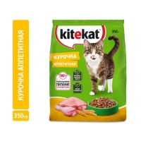 Сухой корм KiteKat "Аппетитная курочка" для кошек, 350 г