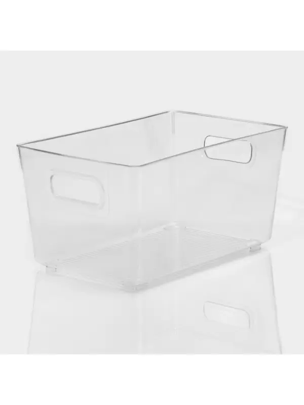 Контейнер для холодильника RICCO, 26.5&times;16.8&times;13 см, прозрачный