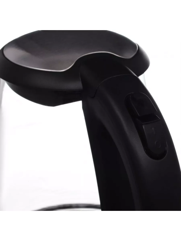 Чайник HYK-G2030 1,7л 2200Вт черный (стекло)