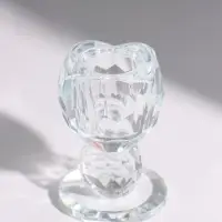 Подсвечник хрустальный &laquo;Кристалл&raquo;, 5&times;5&times;7.5 см, d=2 см
