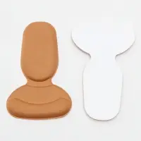 Пяткоудерживатели для обуви, с подпяточником, на клеевой основе, 14&times;9 см, пара, бежевые