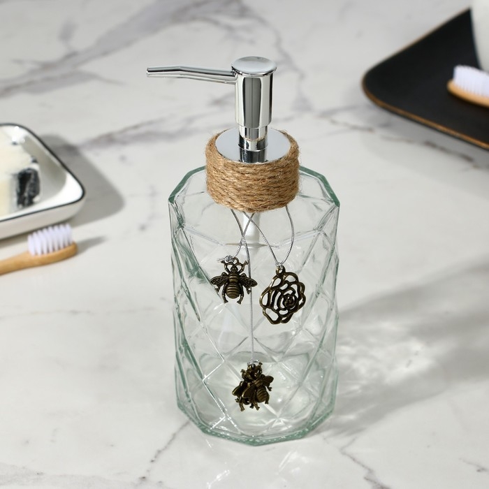 Дозатор для жидкого мыла «Пчелки», 330 мл. Дозатор для жидкого мыла «Пчелки», 330 мл.