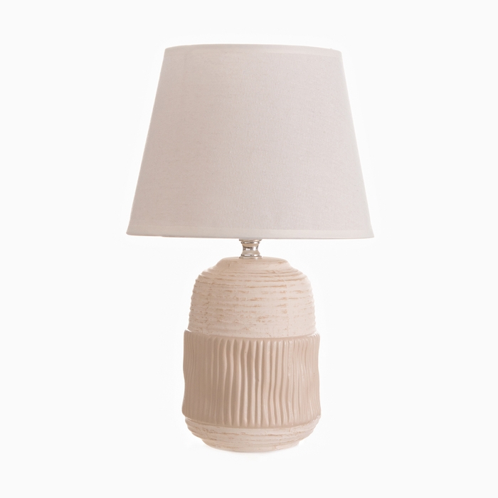 Лампа настольная Лампа настольная "Дарианна" 1х40Вт Е14 бежевый 29х20х32,5