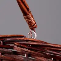 Корзина плетёная с ручками, 39&times;31&times;13 см