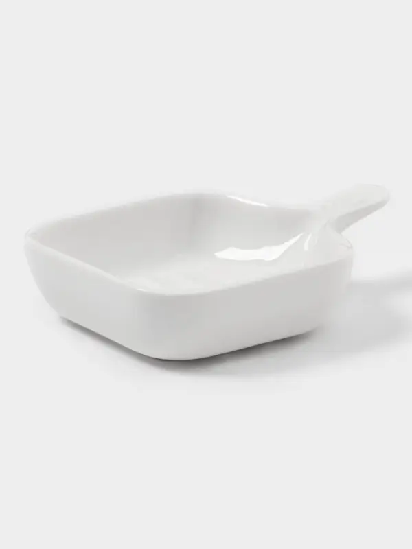 Набор соусников с ручкой Набор соусников с ручкой "Сковорода", 4шт 10,5х7,2х2,2 см, цвет белый