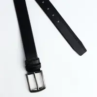 Ремень мужской &laquo;Великан&raquo; для полных, винт, ширина 3.5 см, пряжка металл, чёрный