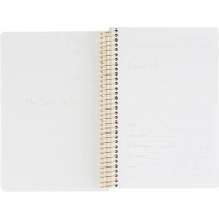 Ежедневник недатированный CUTE DIARY А5,BV,136,ПИОН,зол.греб,3-701/10