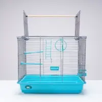 Клетка для птиц &laquo;Пижон&raquo; №104, разборная, 58&times;40&times;48 см, 1 секция, бирюзовая