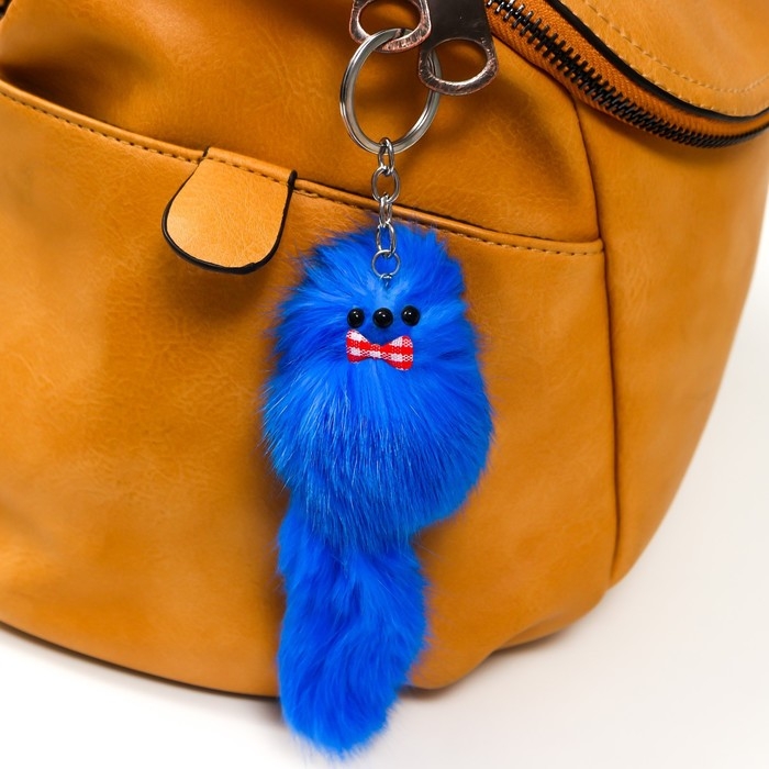 Пушистик на кольце 6,5 х 6,5 х 14 см, цвета МИКС Пушистик на кольце 6,5 х 6,5 х 14 см, цвета МИКС