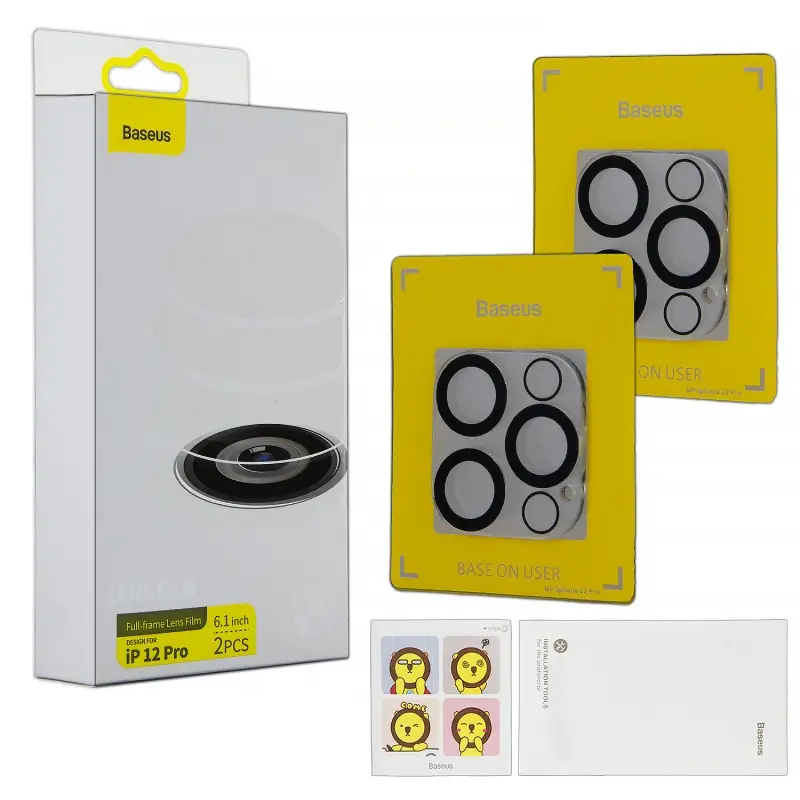 Защитное стекло для камеры iPhone 12 Pro 2 шт Baseus