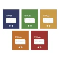 Тетрадь 24 листа в клетку Calligrata "Однотонная Классика в точку", обложка мелованный картон, ВД-лак, блок офсет, белизна 95%, МИКС