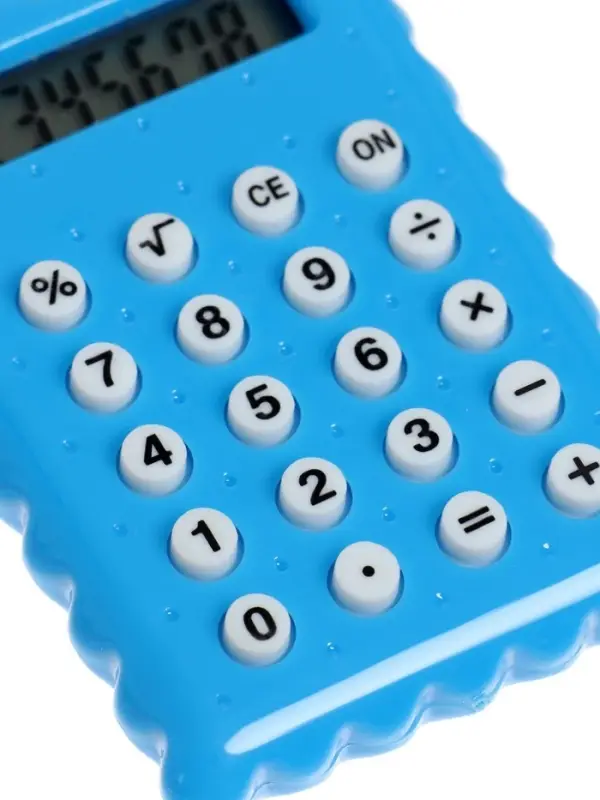 Калькулятор - брелок &laquo;Печенье&raquo; 8-разрядный, МИКС