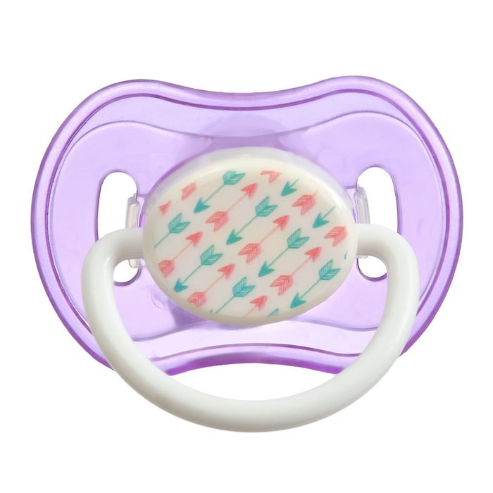Соска - пустышка силиконовая ортодонтическая, от 3 мес., с колпачком, в контейнере, цвет фиолетовый Соска - пустышка силиконовая ортодонтическая, от 3 мес., с колпачком, в контейнере, цвет фиолетовый