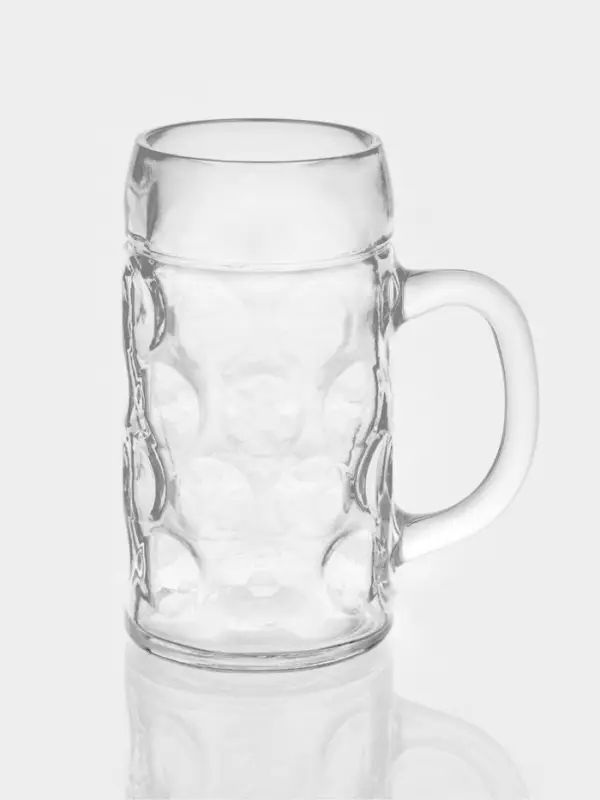 Пивные кружки Paşabah&ccedil;e Pub, 630 мл, набор 2 шт., стекло, прозрачные