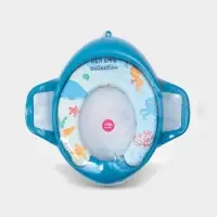 Сиденье для унитаза детское с ручками "Морской мир" Сиденье для унитаза детское с ручками "Морской мир"