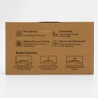 Рулетка - поводок для собак, лента 3 метра, голубая