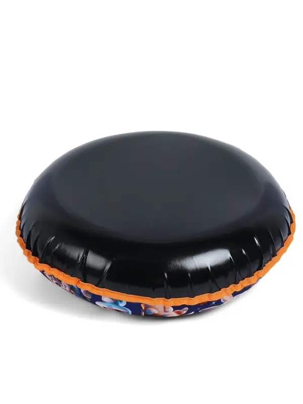 Тюбинг – ватрушка «Пушистики», диаметр чехла 70 см, синяя, оранжевая, Winter Star Тюбинг – ватрушка «Пушистики», диаметр чехла 70 см, синяя, оранжевая, Winter Star