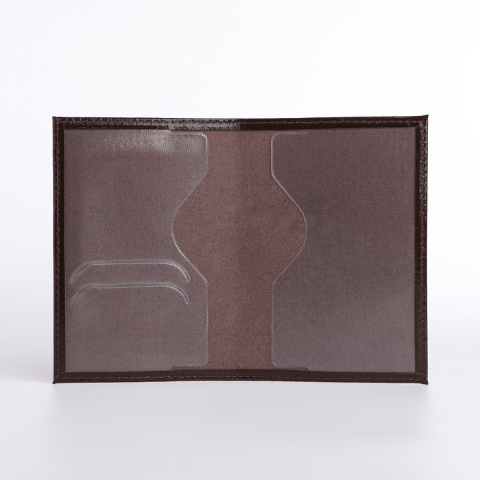 Обложка для паспорта, цвет коричневый Обложка для паспорта, цвет коричневый