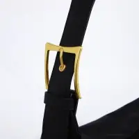 Сумка женская багет на молнии, 32&times;14&times;22 см, чёрная