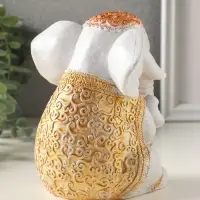 Фигурка гипс &laquo;Слон Индийский&raquo;, 15&times;12&times;11 см, серый с росписью