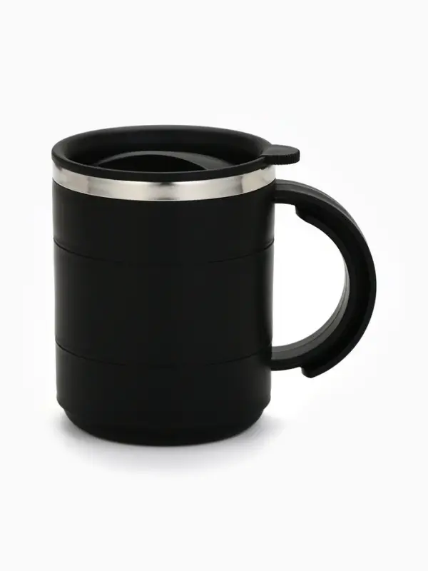 Термокружка новогодняя «Тепло в сердце», 450 мл, 12.5 х 10.5 см