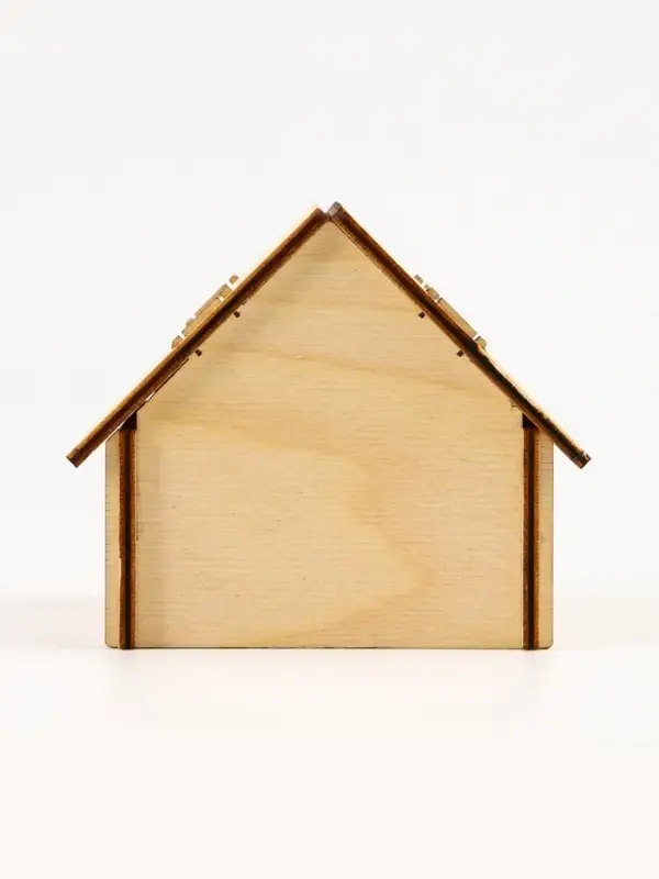 Домик для грызунов, 11.9&times;10&times;8.3 см, дерево