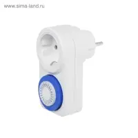 Таймер розеточный механический Luazon Lighting, 16 A, интервал 30 минут, 220 В, суточный