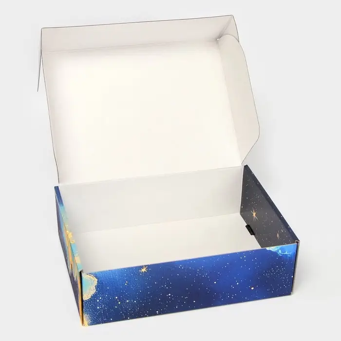 Коробка подарочная, складная &laquo;С Новым годом&raquo;, 30.5&times;22&times;9.5 см
