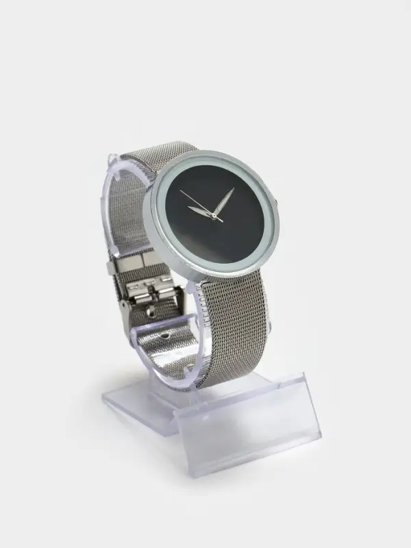 Подставка под часы, ребристая поверхность, 4.5&times;6&times;9 см, прозрачная