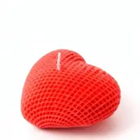 Свеча декоративная &laquo;Сердце&raquo; 6.6&times;6.4&times;5 см, 60 г, красный