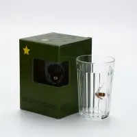 Стакан "Непробиваемый. Военный", граненый, 250 мл