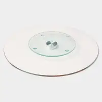 Подставка для торта Доляна &laquo;Фруктовый лёд&raquo;, d=32 см, вращающаяся. стекло, разноцветная