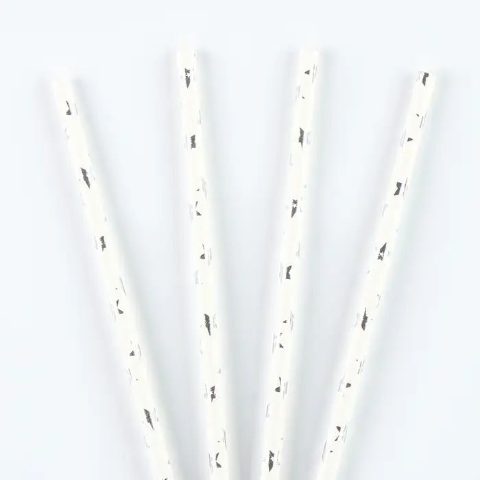 Трубочки для коктейля «Звезда» набор 12 шт., цвет серебро Трубочки для коктейля «Звезда» набор 12 шт., цвет серебро