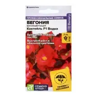 Семена цветов Бегония Коктейль F1 Водка вечноцветущая, ц/п, 5 шт. Семена цветов Бегония Коктейль F1 Водка вечноцветущая, ц/п, 5 шт.