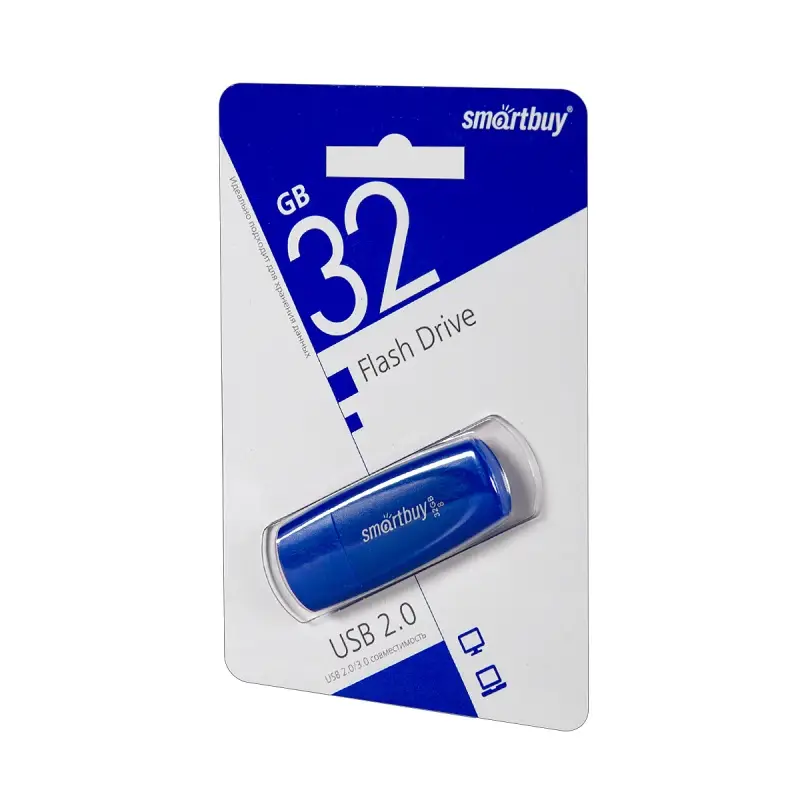 USB накопитель 32 GB USB 2.0 Smart Buy Scout Blue (SB032GB2SCB)