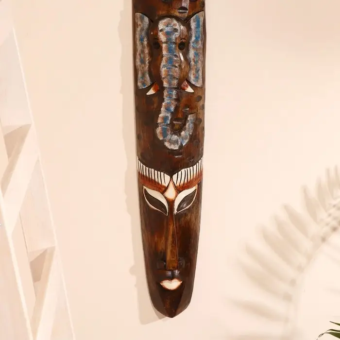 Маска дерево Маска дерево" Слон" 100х5х14 см