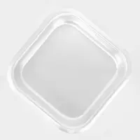 Противень, 41.2&times;41.2 см, h=13 см, листовой алюминий 1.75 мм, серебристый