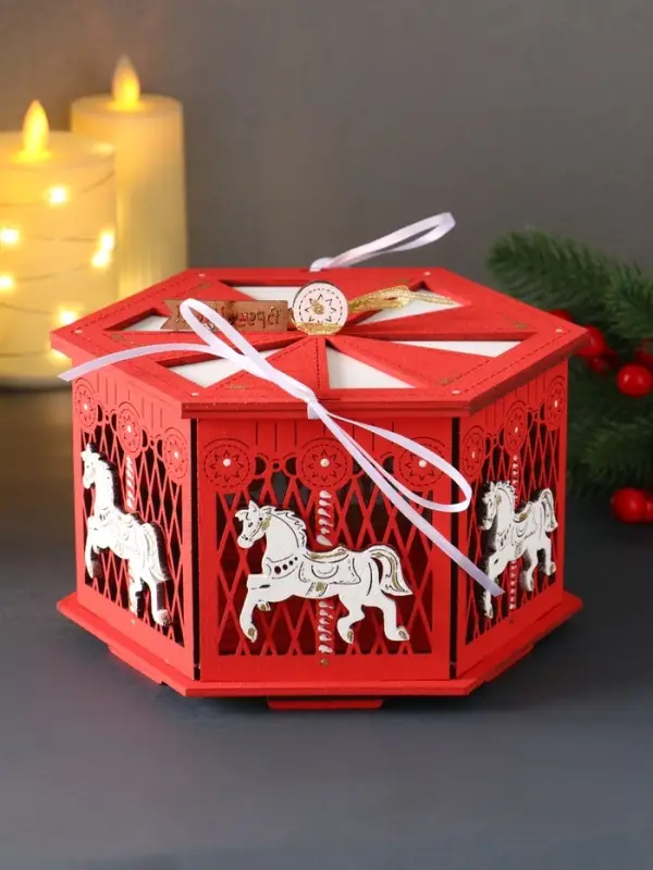 Шкатулка «Карусель», 19×16.5×13 см Шкатулка «Карусель», 19×16.5×13 см