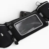 Сумка поясная туристическая, влагозащитная, 52&times;13 см, черная