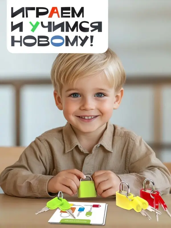 Развивающий набор &laquo;Умные замочки&raquo;, 6 шт., 3+